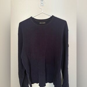 Abercrombie & Fitch Navy Textured Sweater